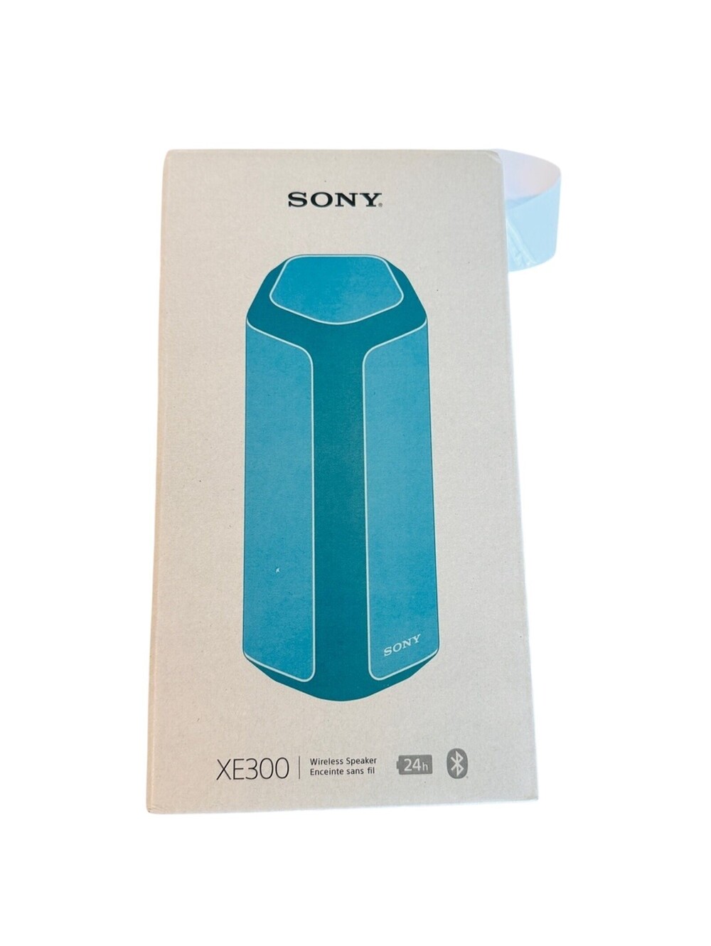 SONY XE300 Portable Bluetooth Speaker Waterproof 25hr Battery Blue New nib
